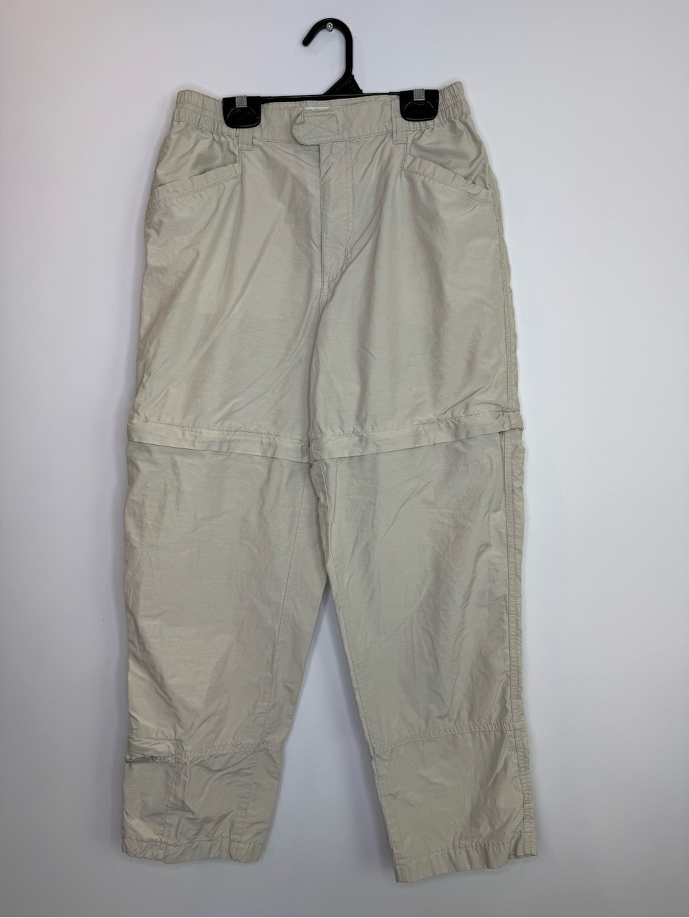 Vintage Columbia Convertible Cargo Pants in Light Beige gorpcore outdoor sporty - Picture 2 of 13